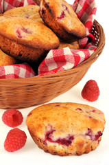 Scones aux framboises