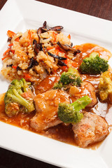 rice with vegetables