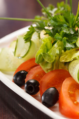 fresh vegetable salad