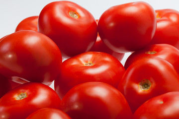 Fresh Tomatoes isolated on white