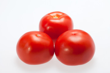 Fresh Tomatoes isolated on white