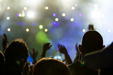 Crowd at concert