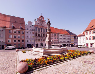 Marienbrunnen in Landsberg am Lech