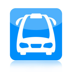 Bus icon isolated on white background