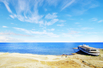 beach and sea