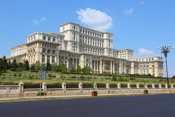 Fototapeta na wymiar Bukareszt - Pałac Parlamentu