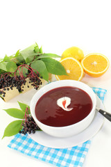 Holunderbeersuppe
