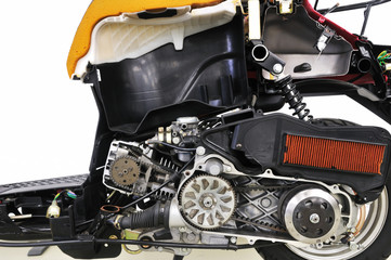 バイクのカットモデル