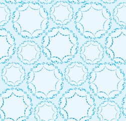 seamless pattern with stars on blue background