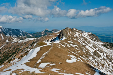 Polish Tatra mountains Kasprowy Wierch - obrazy, fototapety, plakaty