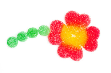Gummibärchen Kleeblatt