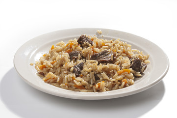 Pilau in the plate