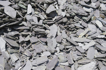 Slate pile