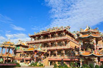 Naklejka premium Chińska świątynia