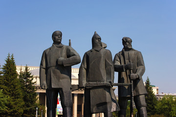 Nowosibirsk (Denkmal der Rotarmisten)