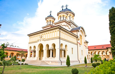Fototapeta na wymiar Coronation Cathedral , Alba Iulia, Romania