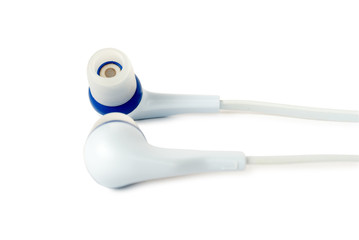 concept of digital music white Headphones