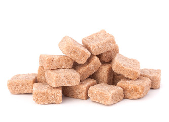 Lump brown cane sugar cubes