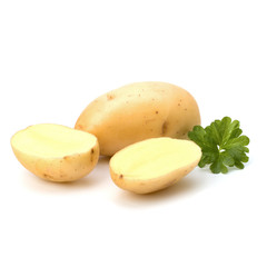 New potato and green parsley