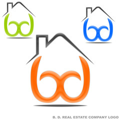 B. D. Real Estate Company Logo