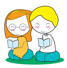 kids read book