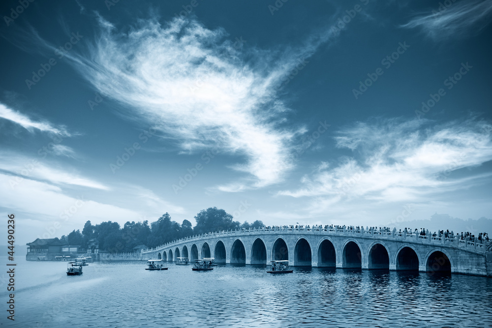 Poster beijing seventeen hole bridge