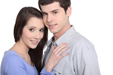 Portrait of a young couple