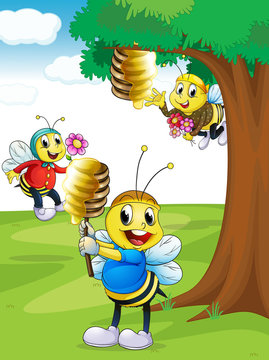 honey bees