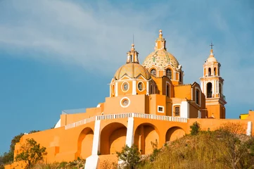 Abwaschbare Fototapete Mexiko &quot Heiligtum der Heilmittel&quot , Cholula in Puebla (Mexiko)