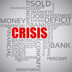 Financial Crisis Concept