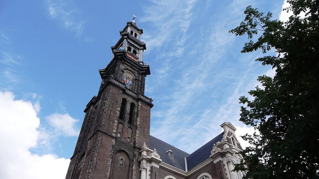 Amsterdam the tower of Westerchurch