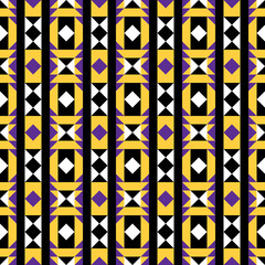 Purple and Yellow Native Pattern