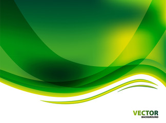 abstract vector green background