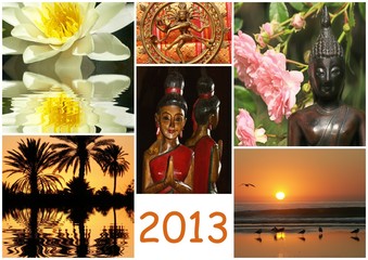 2013, coucher de soleil en Thaïlande