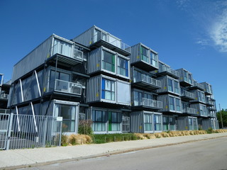 Immeuble containers Le Havre