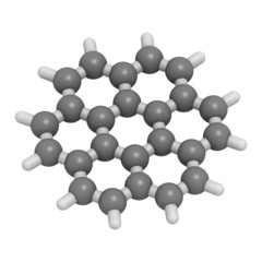 coronene  molecule (polycyclic aromatic hydrocarbon, PAH)