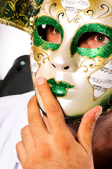 Masked portrait