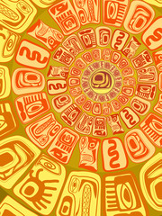 background - primitive figures