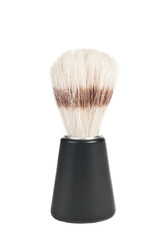 Shaving brush on a white background