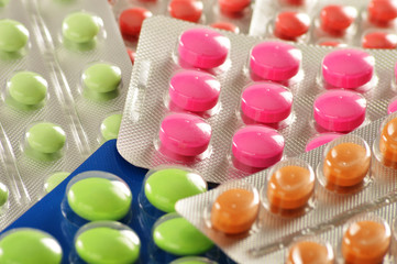 Composition with variety of drug pills