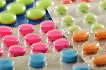 Composition with variety of drug pills