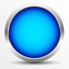 Button Design Blau Matt