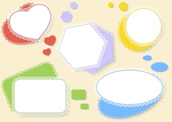 set of colored balloons