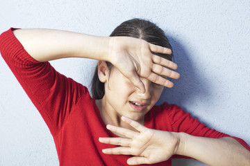 child being abused