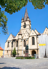 Fototapeta na wymiar Reformowany Katedra w Sybin, Rumunia