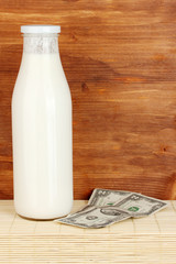 Concept of delivery milk