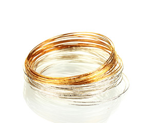 Beautiful bracelet isolated on white background