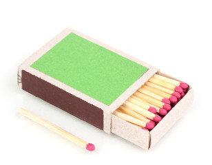 matches isolated on white