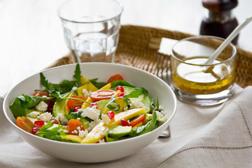 Mango,Avocado and Pomegranate salad