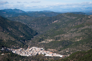 Viw of Eslida, Spain